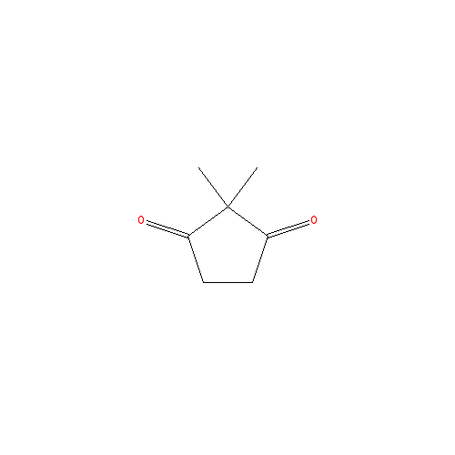 Chemical structure of 2,2-Dimethyl-1,3-cyclopentanedione