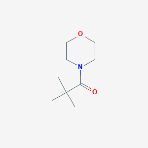 Chemical structure of 2,2-Dimethyl-1-(Morpholin-4-Yl)Propan-1-One