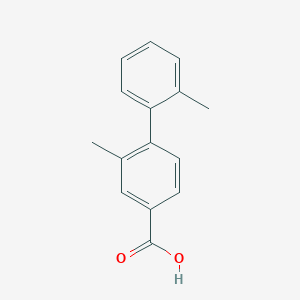 Chemical structure of 2,2'-Dimethyl-[1,1'-biphenyl]-4-carboxylic acid