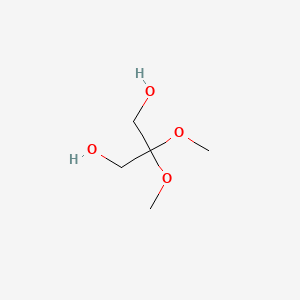 Chemical structure of 2,2-Dimethoxypropane-1,3-diol