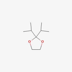 Chemical structure of 2,2-Diisopropyl-1,3-dioxolane