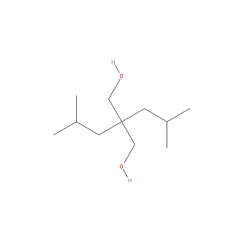 Chemical structure of 2,2-Diisobutyl-1,3-propanediol