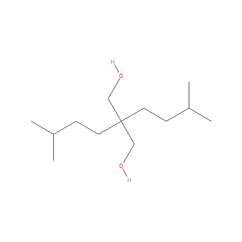 Chemical structure of 2,2-Diisoamyl-1,3-propanediol