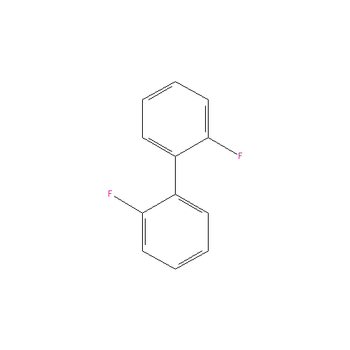 Chemical structure of 2,2'-Difluorobiphenyl
