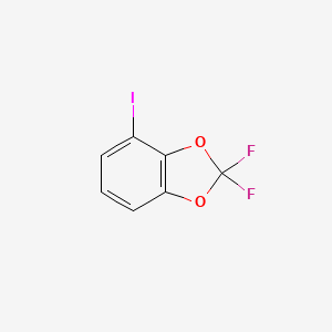 Chemical structure of 2,2-Difluoro-4-iodobenzo[d][1,3]dioxole