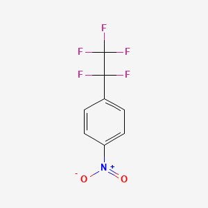 Chemical structure of 2,2-difluoro-2-(4-(trifluoromethyl)pyridin-2-yl)acetic acid