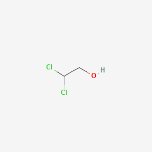 Chemical structure of 2,2-Dichloroethanol