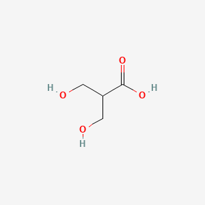 Chemical structure of 2,2-di(hydroxymethyl)-acetic acid