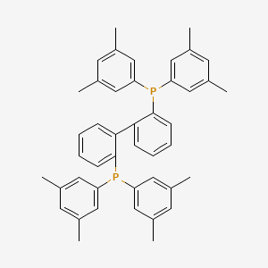 Chemical structure of 2,2'-Bis[bis(3,5-dimethylphenyl)phosphino]-1,1'-biphenyl