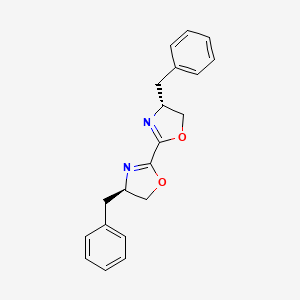 Chemical structure of 2,2'-Bis[(4R)-4-Benzyl-2-Oxazoline]