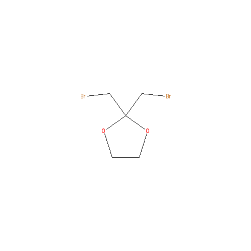 Chemical structure of 2,2-bis(bromomethyl)-1,3-dioxolane