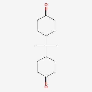 Chemical structure of 2,2-Bis(4-oxocyclohexyl)propane