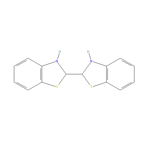 Chemical structure of 2,2'-Bibenzothiazoline