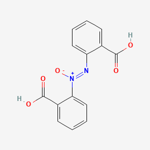 Chemical structure of 2,2'-AZOXYDIBENZOIC ACID