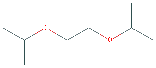 Chemical structure of 2,2'-[ethylenebis(oxy)]bispropane