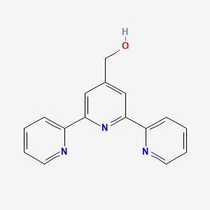 Chemical structure of 2,2':6',2''-Terpyridine-4'-methanol
