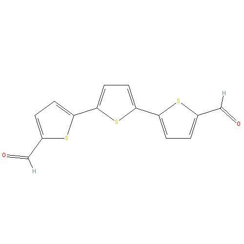 Chemical structure of 2,2':5',2''-Terthiophene-5,5''-dicarboxaldehyde