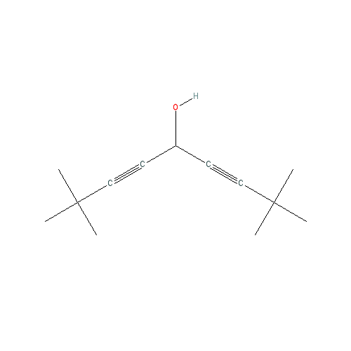 Chemical structure of 2,2,8,8-Tetramethyl-3,6-nonadiyn-5-ol