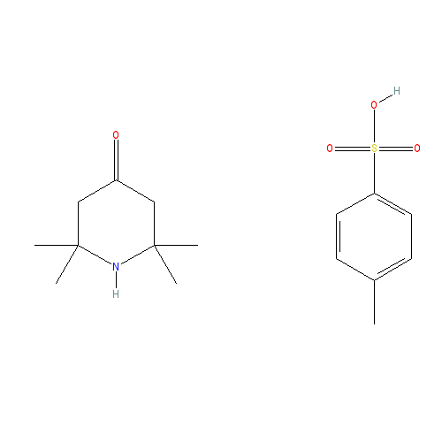 Chemical structure of Triacetonamine tosilate