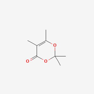 Chemical structure of 2,2,5,6-Tetramethyl-4H-1,3-dioxin-4-one
