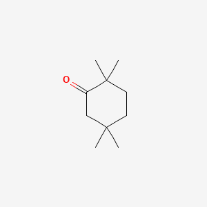 Chemical structure of 2,2,5,5-Tetramethylcyclohexanone