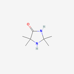 Chemical structure of 2,2,5,5-Tetramethyl-4-imidazolidinone