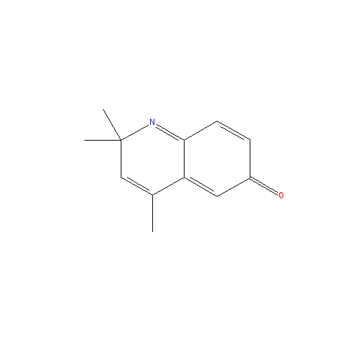 Chemical structure of 2,2,4-trimethylquinolin-6(2H)-one