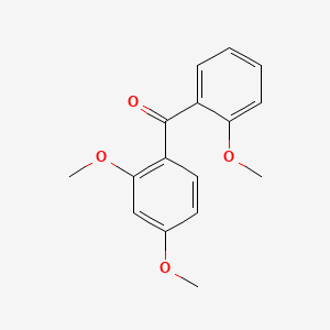 Chemical structure of 2,2',4-Trimethoxybenzophenone