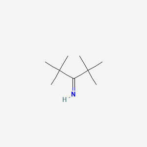 Chemical structure of 2,2,4,4-Tetramethyl-3-pentanone Imine