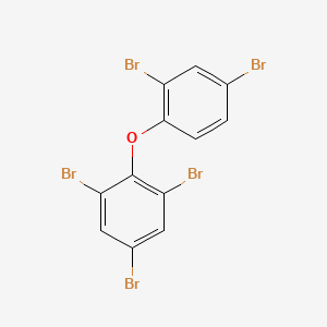 Chemical structure of 2,2',4,4',6-Pentabromodiphenyl Ether
