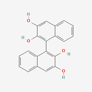 Chemical structure of 2,2',3,3'-Tetrahydroxy-1,1'-binaphthyl