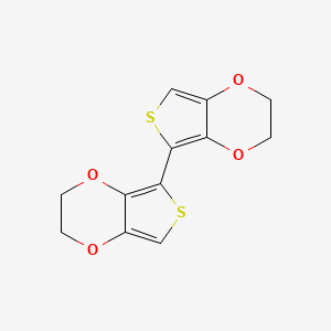 Chemical structure of 2,2',3,3'-Tetrahydro-5,5'-bithieno[3,4-b][1,4]dioxine
