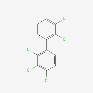 Chemical structure of 2,2',3,3',4-Pentachlorobiphenyl