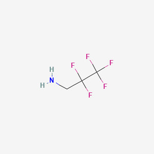 Chemical structure of 2,2,3,3,3-Pentafluoropropylamine