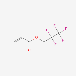 Chemical structure of 2,2,3,3,3-Pentafluoropropyl acrylate