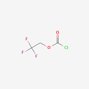 Chemical structure of 2,2,2-Trifluoroethyl chloroformate