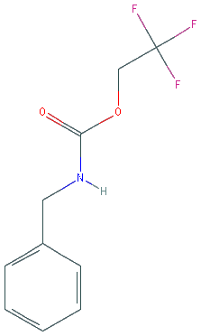 Chemical structure of 2,2,2-Trifluoroethyl benzylcarbamate