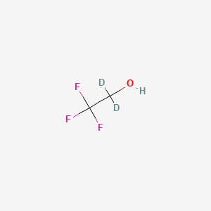Chemical structure of 2,2,2-Trifluoroethanol-1,1-d2
