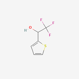 Chemical structure of 2,2,2-Trifluoro-1-(thiophen-2-yl)ethanol