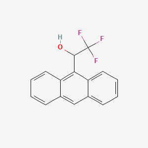 Chemical structure of 2,2,2-Trifluoro-1-(9-anthryl)ethanol