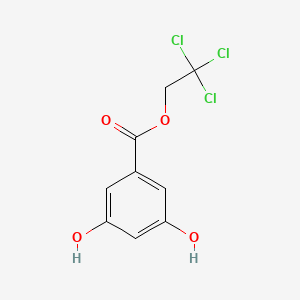 Chemical structure of 2,2,2-Trichloroethyl 3,5-Dihydroxybenzoate