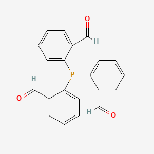 Chemical structure of 2,2',2''-Phosphinetriyltribenzaldehyde