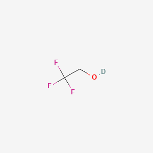 Chemical structure of 2,2,2,Trifluoroethanol-OD
