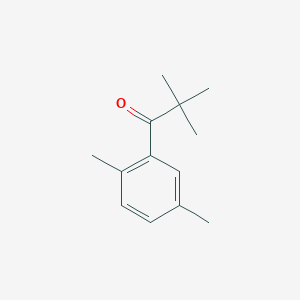 Chemical structure of 2',2,2,5'-Tetramethylpropiophenone