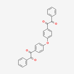 Chemical structure of Ethanedione, 1,1'-(oxydi-4,1-phenylene)bis[2-phenyl-