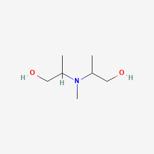 Chemical structure of 2,2'-(methylimino)dipropanol