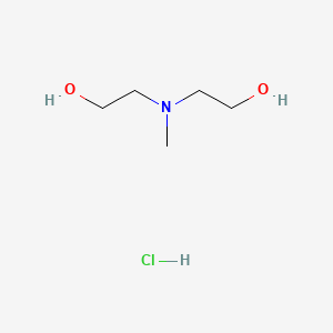 Chemical structure of 2,2'-(methylimino)bisethanol hydrochloride