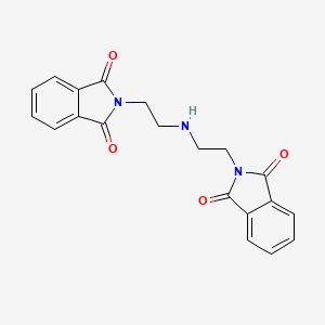 Chemical structure of 2,2'-(Azanediylbis(ethane-2,1-diyl))bis(isoindoline-1,3-dione)