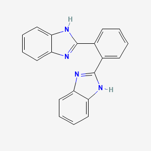 Chemical structure of 2,2'-(1,2-Phenylene)bis(1H-benzimidazole)