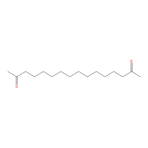 Chemical structure of 2,15-hexadecanedione